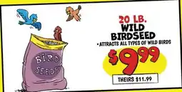 Ollie's 20 LB. WILD BIRDSEED offer