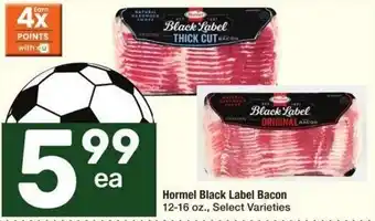 Albertsons Hormel Black Label Bacon offer