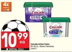 Albertsons Cascade Action Packs offer