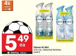 Albertsons Febreze Air Mist offer