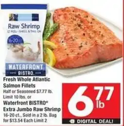 Albertsons Fresh Whole Atlantic Salmon Fillets offer