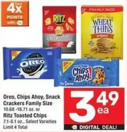 Albertsons Oreo, Chips Ahoy, Snack Crackers offer