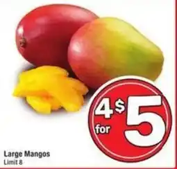 Albertsons Large Mangos offer