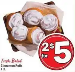 Albertsons Fresh Baked Cinnamon Rolls offer