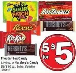 Albertsons Theater Box Candy offer