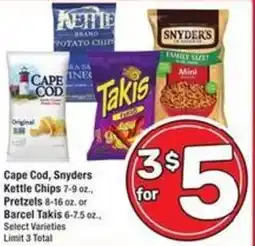 Albertsons Cape Cod, Snyders Kettle Chips offer