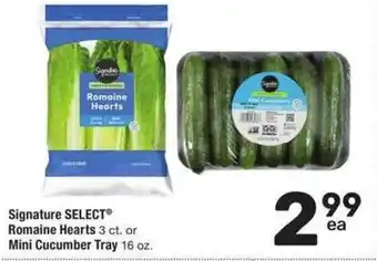 Albertsons Signature SELECT Romaine Hearts offer