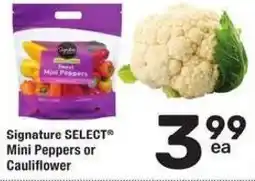 Albertsons Signature SELECT Mini Peppers or Cauliflower offer