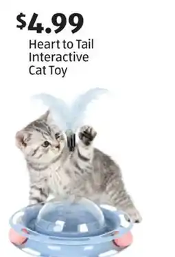 Aldi Heart to Tail Interactive Cat Toy offer