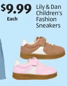 Aldi Lily & Dan Children's Fashion Sneakers offer