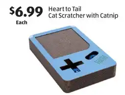 Aldi Heart to Tail Cat Scratcher with Catnip offer
