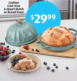 Aldi Crofton Cast-iron 6-Quart Dutch or Bread Oven offer