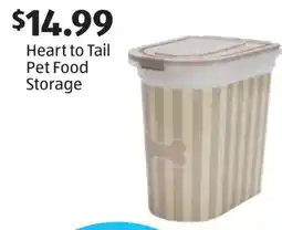 Aldi Heart to Tail Pet Food Storage offer