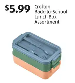 Aldi Crofton Back-to-School Lunch Box Assortment offer