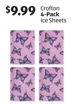Aldi Crofton 4-Pack Ice Sheets offer