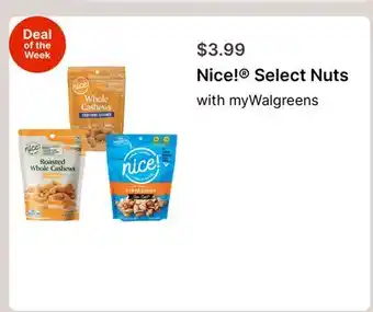 Walgreens Nice! Select Nuts offer