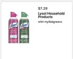 Walgreens Lysol Household Products offer