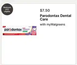 Walgreens Parodontax Dental Care offer