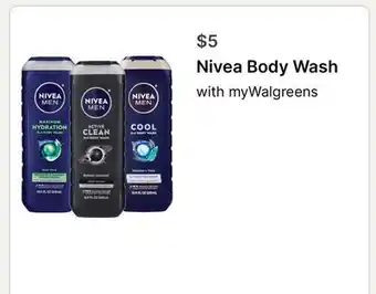 Walgreens Nivea Body Wash offer