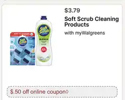 Walgreens Soft Scrub Cleaning Products offer
