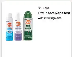 Walgreens Off! Insect Repellent offer