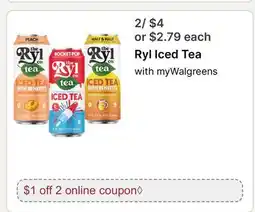 Walgreens Ryl Iced Tea offer