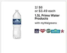 Walgreens Primo Water Products offer