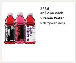 Walgreens Vitamin Water offer