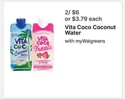 Walgreens Vita Coco Coconut Water offer