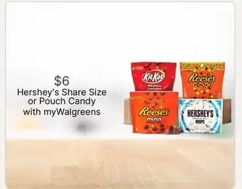 Walgreens Hershey's Share Size or Pouch Candy offer