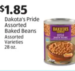Aldi Dakota's Pride Assorted Baked Beans offer