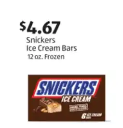 Aldi Snickers Ice Cream Bars offer