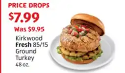 Aldi Kirkwood Fresh 85/15 Ground Turkey offer