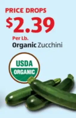 Aldi Organic Zucchini offer