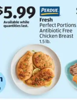 Aldi Perdue Fresh Perfect Portions Antibiotic Free Chicken Breast offer