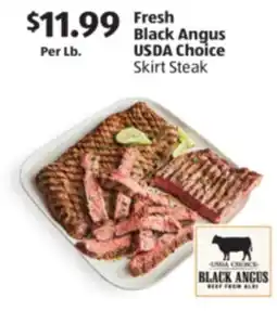 Aldi Fresh Black Angus USDA Choice Skirt Steak offer