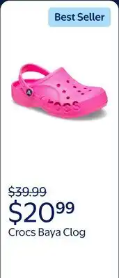 Walmart Crocs Toddler & Kids Baya Clog offer