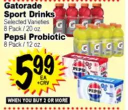 Superior Grocers Gatorade Sport Drinks Pepsi Probiotic offer