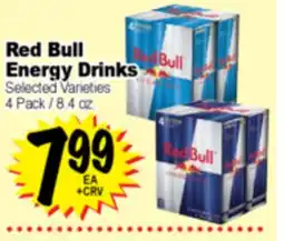Superior Grocers Red Bull Energy Drinks offer