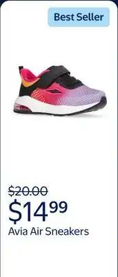 Walmart Avia Toddler Boys and Girls Air Sneakers offer