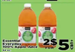 Superior Grocers Essential Everyday 100% Apple Juice offer
