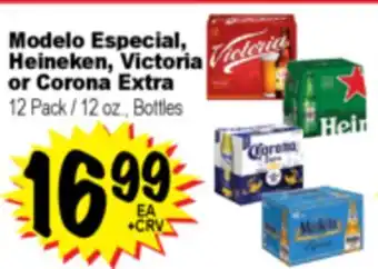 Superior Grocers Modelo Especial, Heineken, Victoria or Corona Extra offer