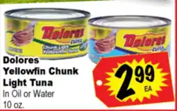 Superior Grocers Dolores Yellowfin Chunk Light Tuna offer