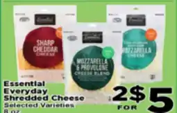 Superior Grocers Essential Everyday Shredded Cheese offer