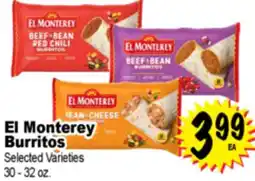 Superior Grocers El Monterey Burritos offer
