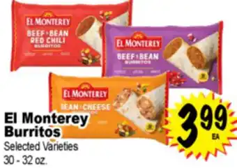 Superior Grocers El Monterey Burritos offer