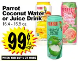 Superior Grocers Parrot Coconut Water or Juice Drink offer