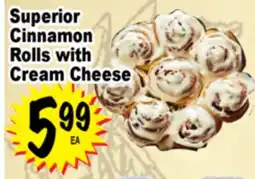 Superior Grocers Superior Cinnamon Rolls with Cream Cheese offer
