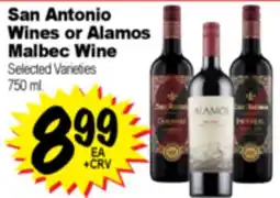 Superior Grocers San Antonio Wines or Alamos Malbec Wine offer