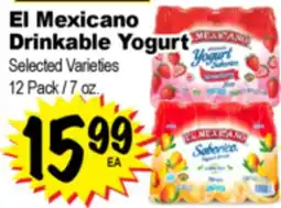 Superior Grocers El Mexicano Drinkable Yogurt offer